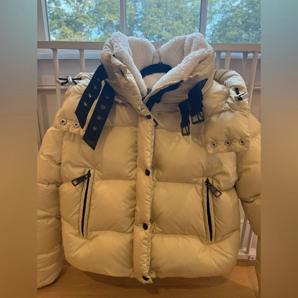SAM NY Cream Down Puffer Jacket - Picture 4 of 13